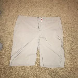 Grey Puma golf shorts